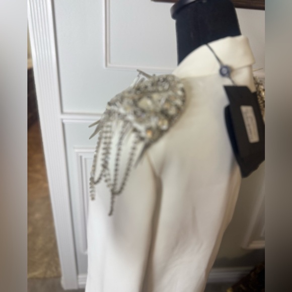 The Philipp Plein Crystal-Embellished Double-Breasted Blazer MSRP$4465 - Picture 14 of 17